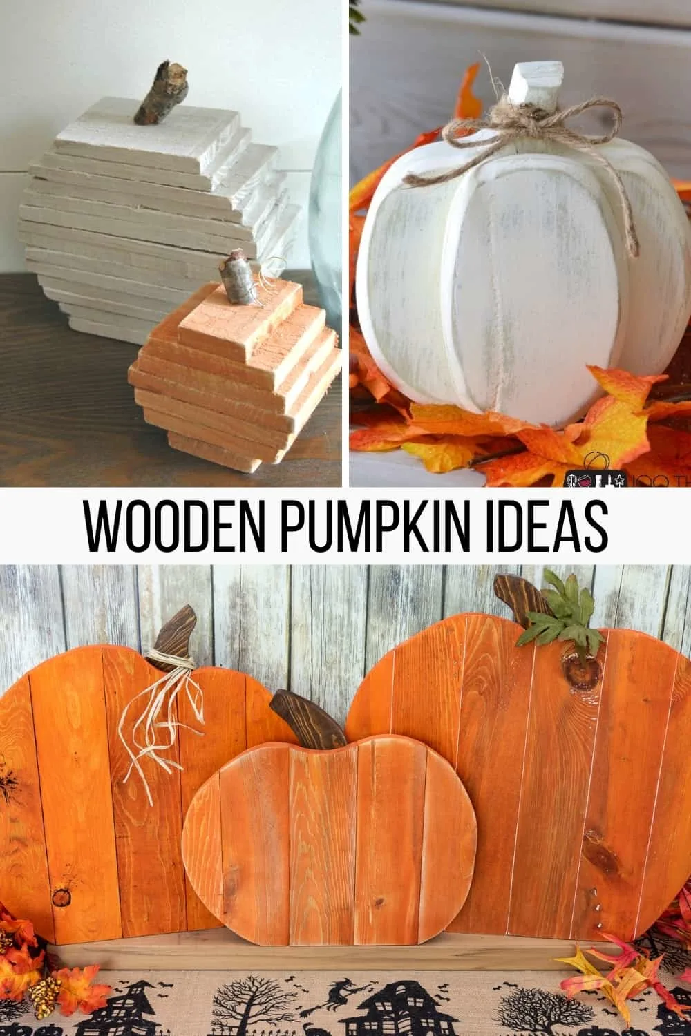Wooden Pumpkin Ideas