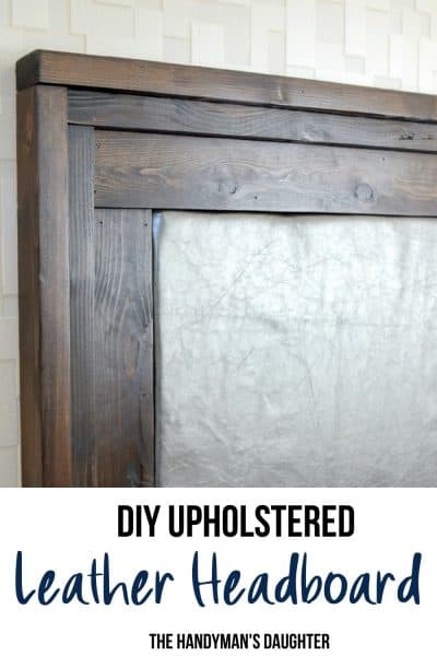 DIY Upholstered Headboard with Wood Frame - The Handyman's Daughter