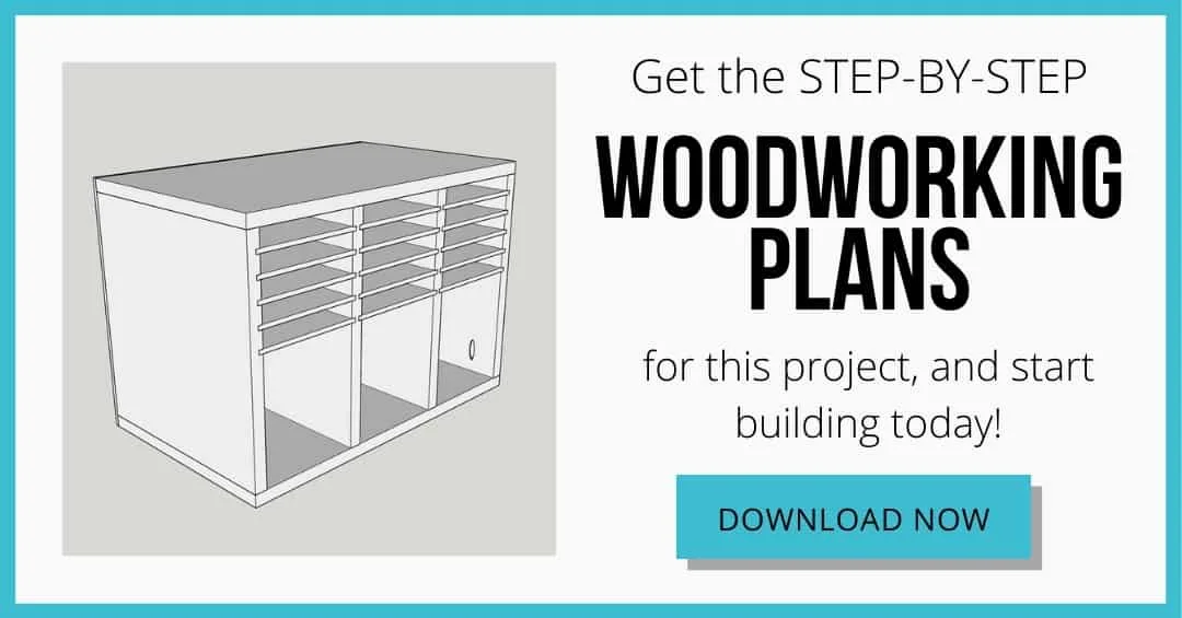 download button for woodworking plans for sander and sandpaper storage