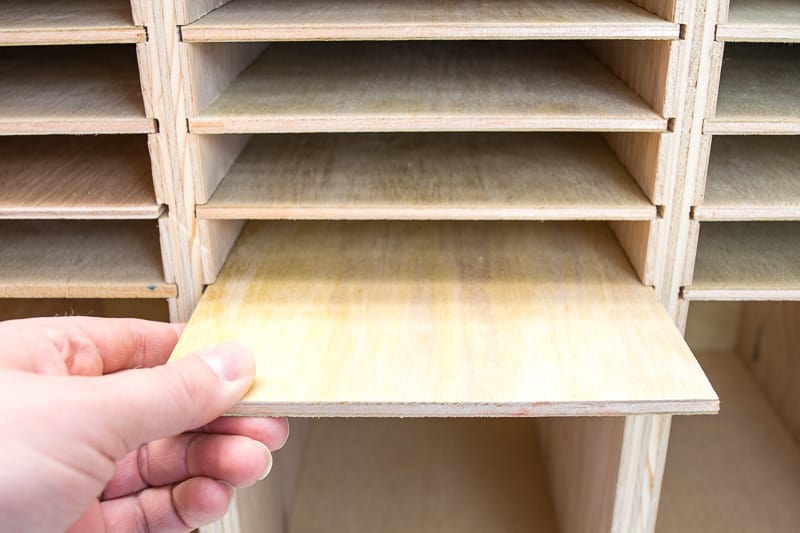 DIY Sandpaper storage - How to build an easy organizer