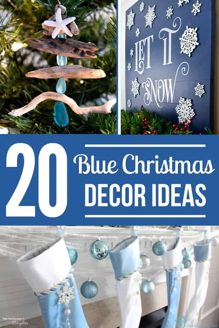 20 Blue Christmas decor ideas
