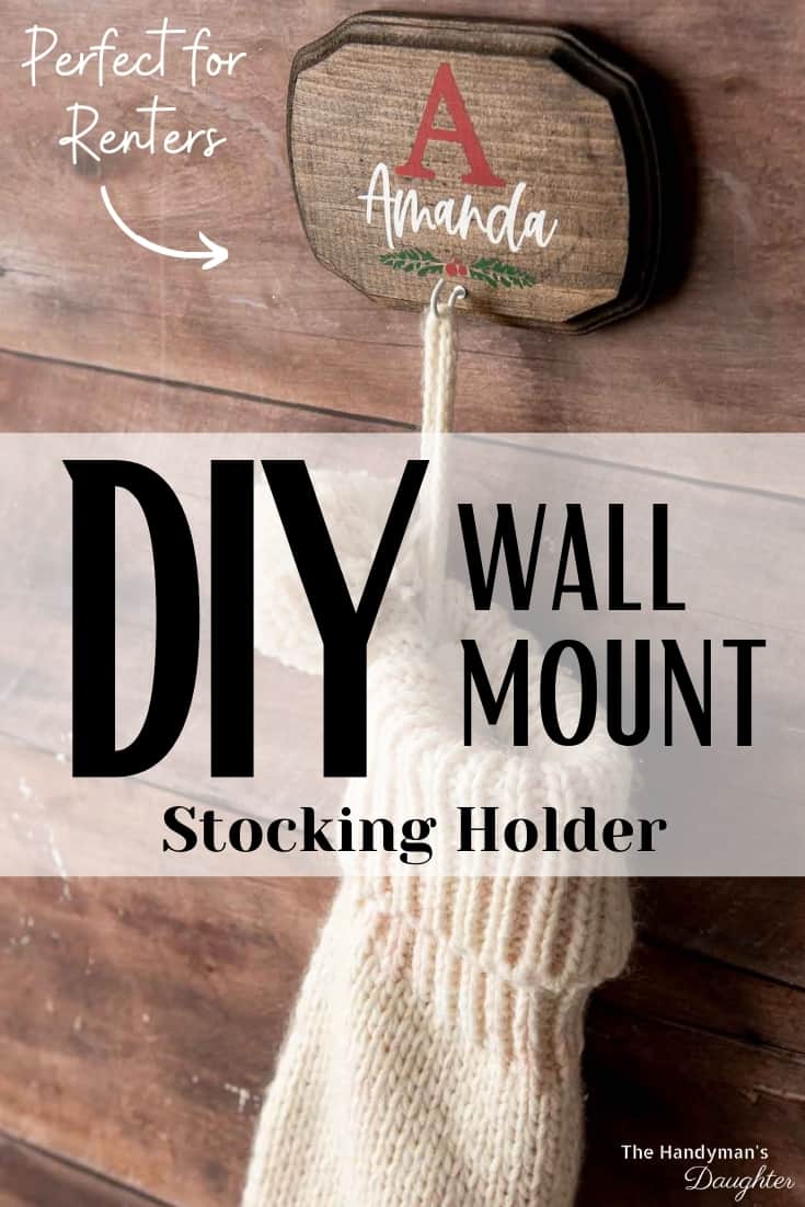 DIY stocking hanger for the wall