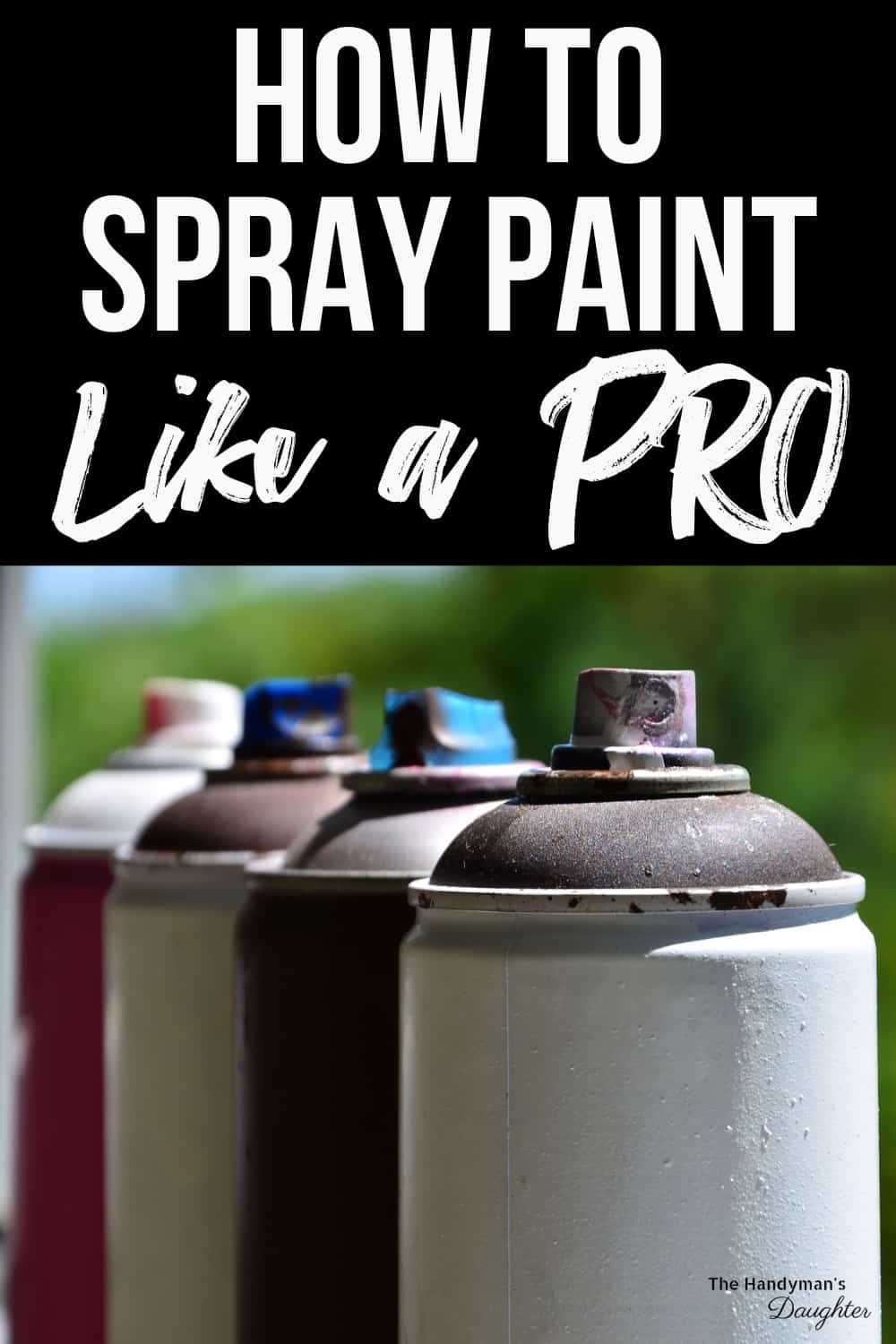 spray paint tips and tricks