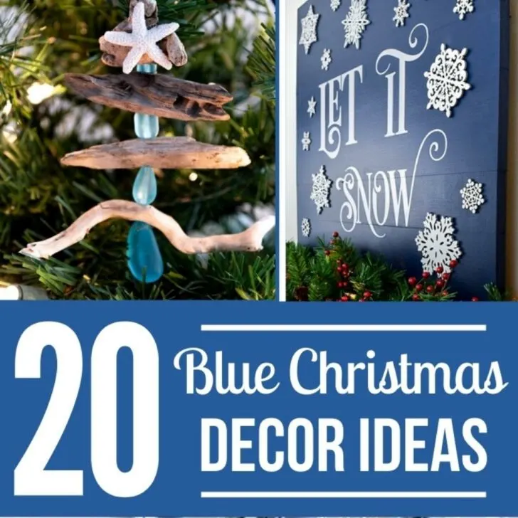 blue Christmas decor ideas