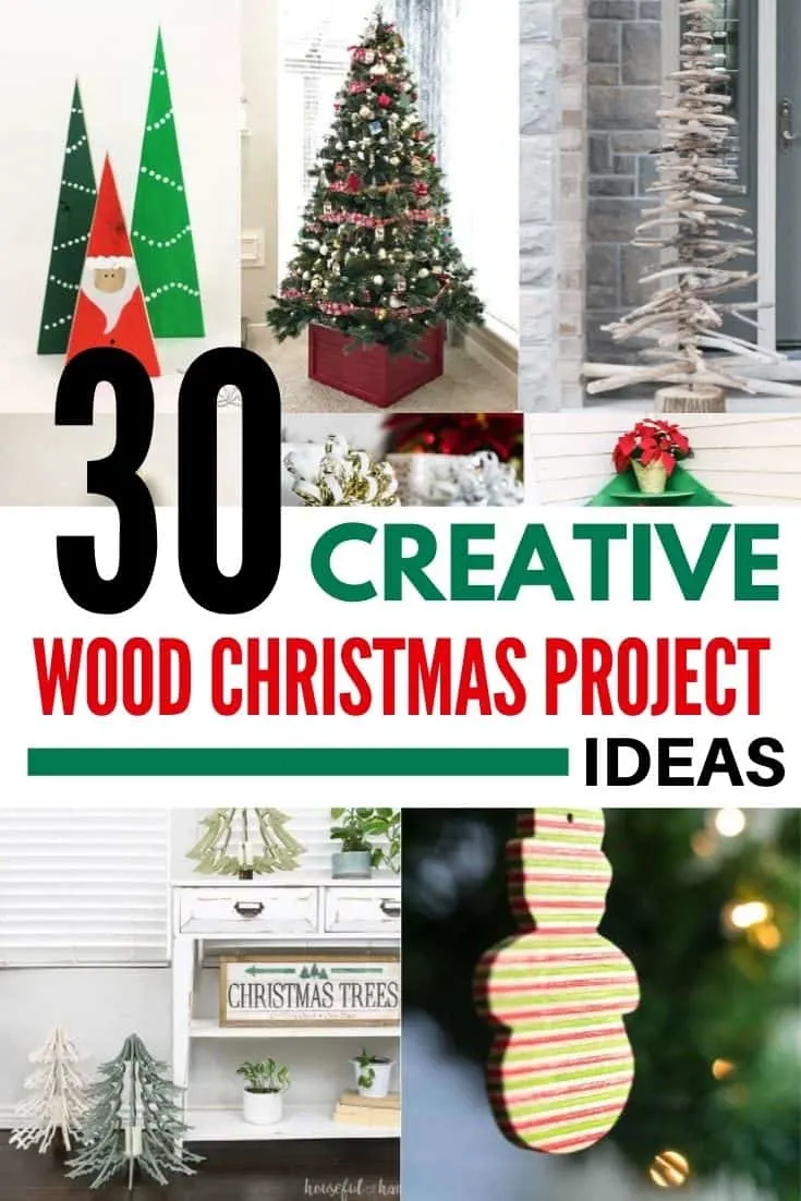 30 Creative DIY Wood Christmas Decorations - The Handyman\'s Daughter