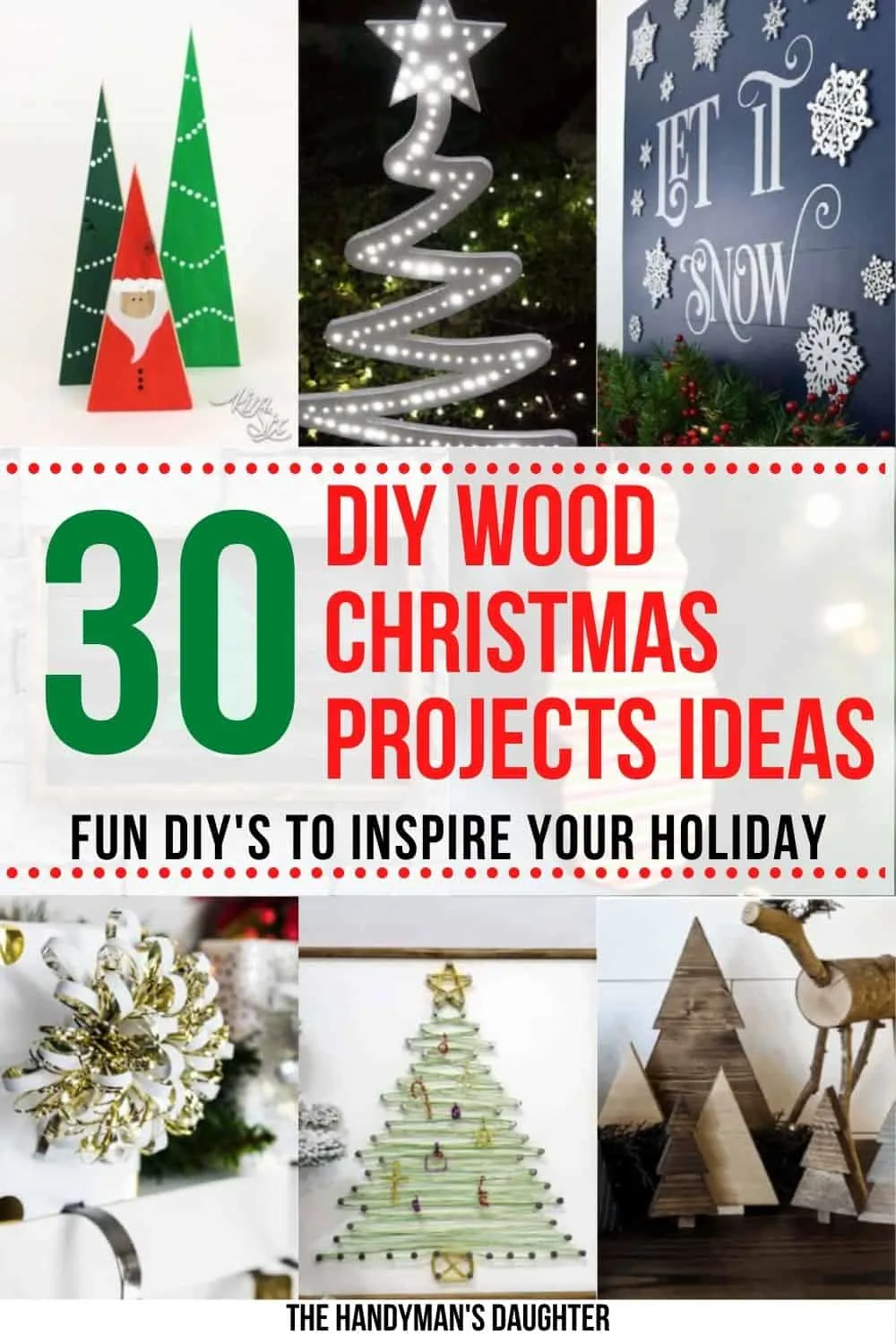 30 DIY wood Christmas project ideas