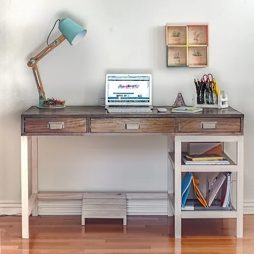 15 DIY Desk Plans for Your Home Office - How to Make an Easy Desk