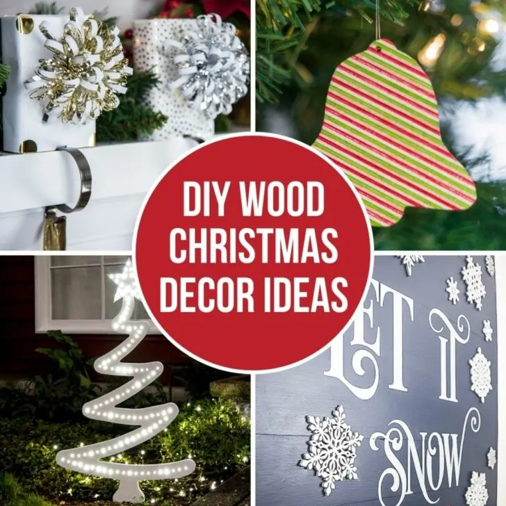 DIY wood Christmas decor ideas