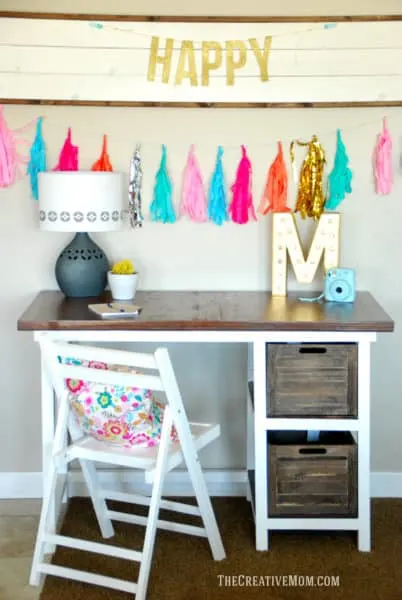 15 DIY Desk Plans to Build for your Home Office - The Handyman's Daughter