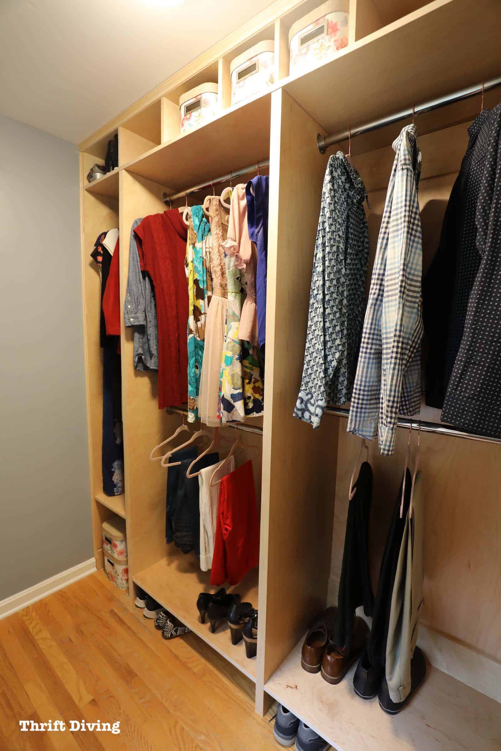 DIY Closet Organizer Ideas to Combat Clutter - The Handyman's Daughter