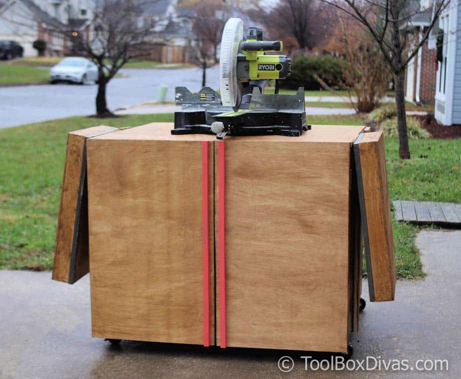 7 DIY Miter Saw Table Plans for your Workshop - The Handyman's Daughter