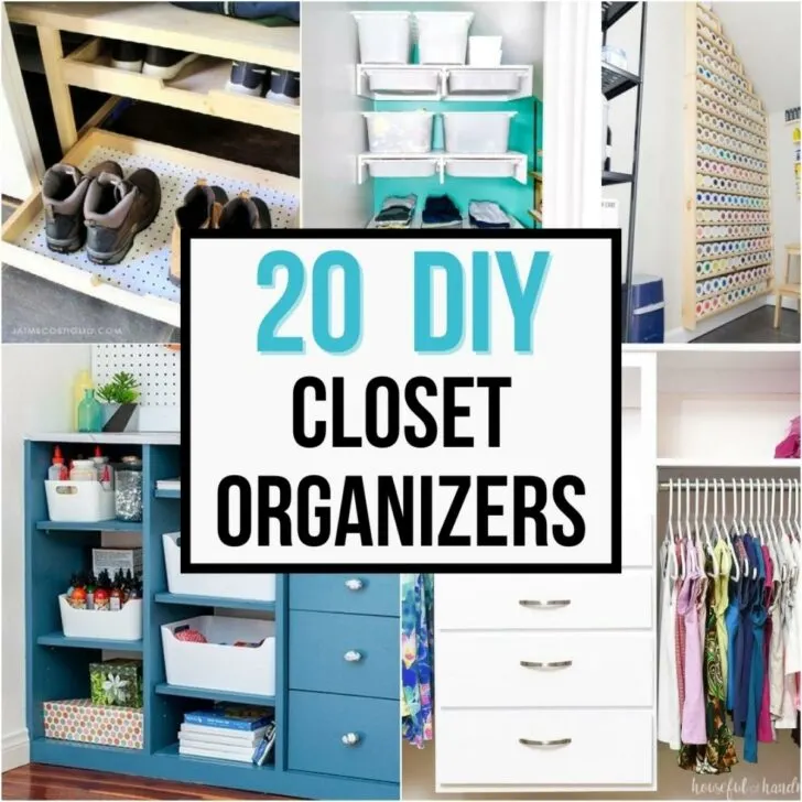 DIY closet organizers