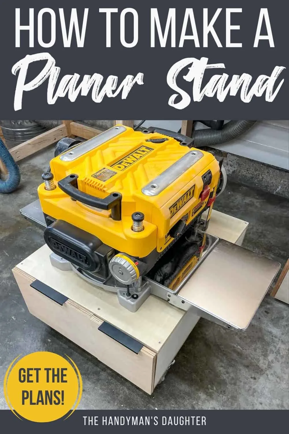 Planer Stand Homemade 