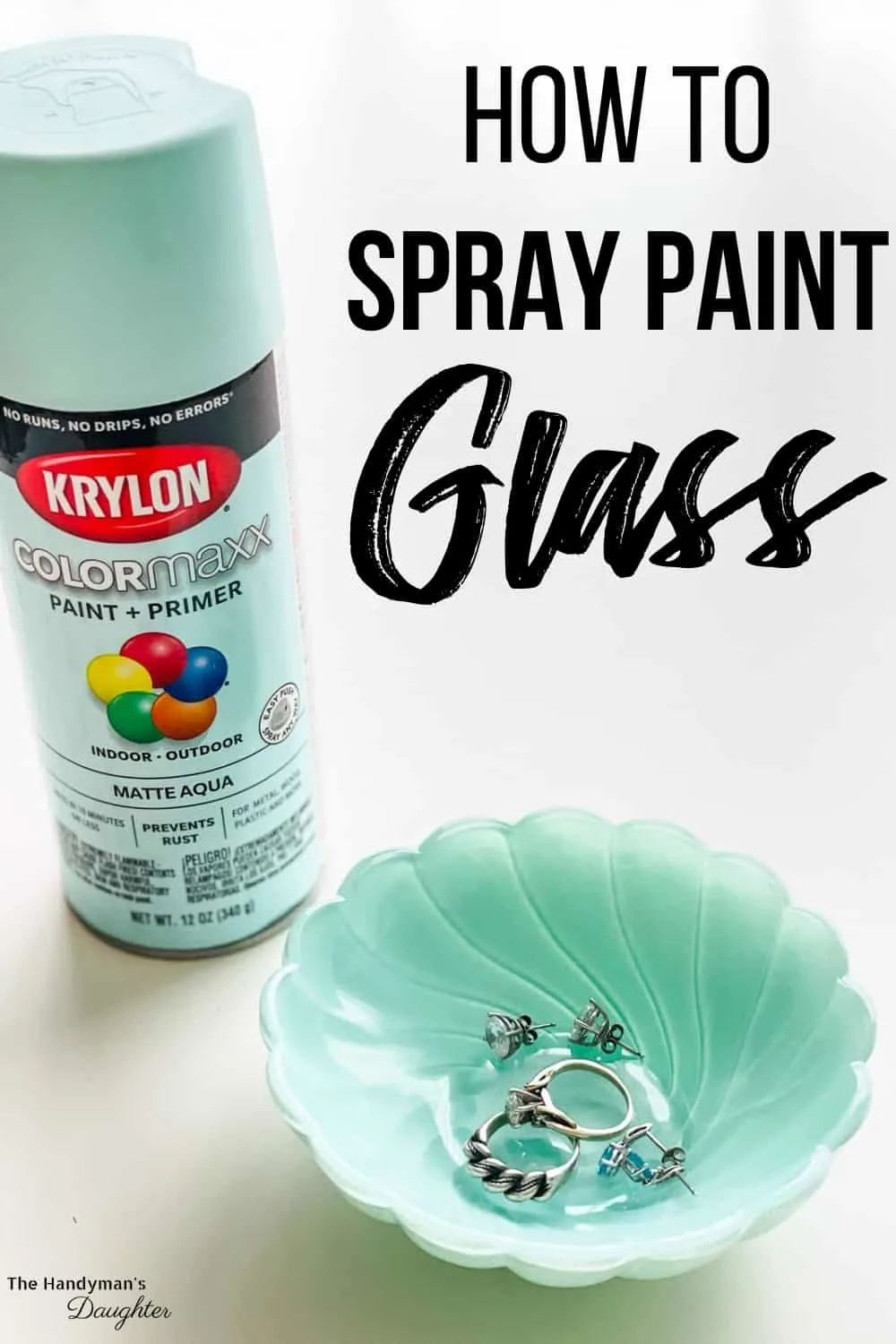 how to paint glass with spray paint