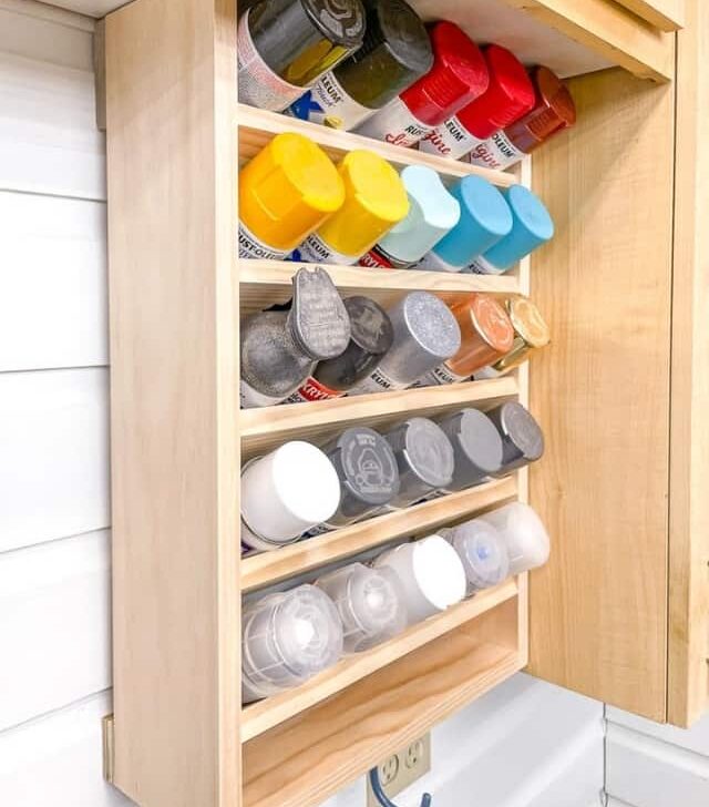 spray paint storage rack cover image