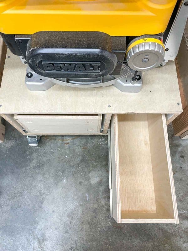 Easy DIY Planer Stand with Storage The Handyman's Daughter