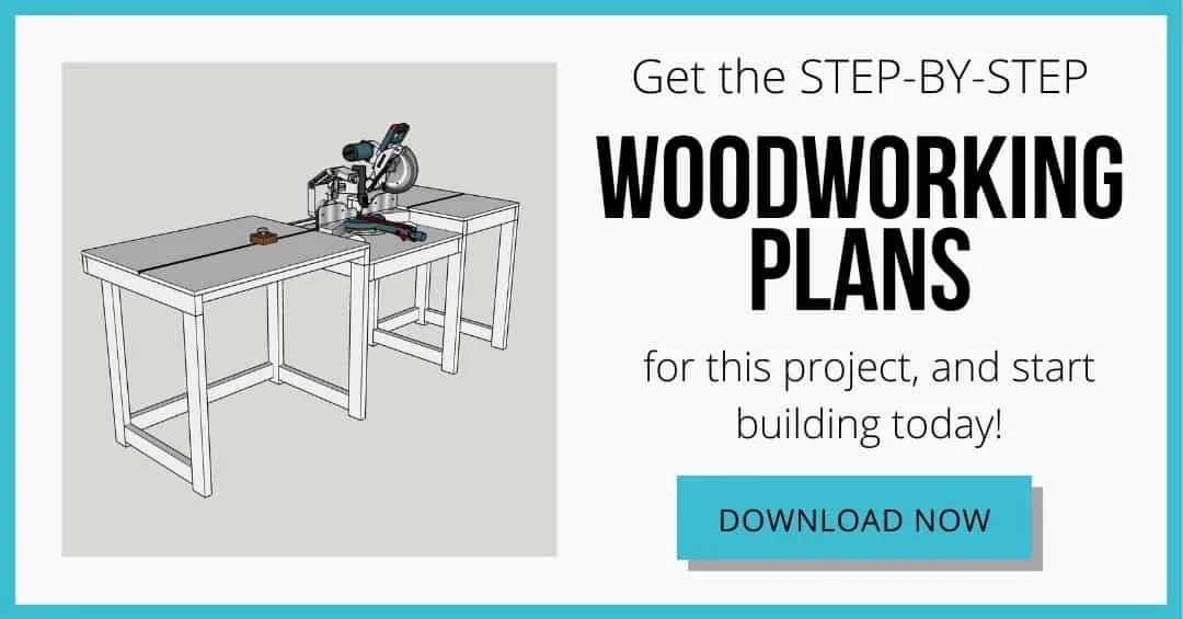 miter saw station plans download box