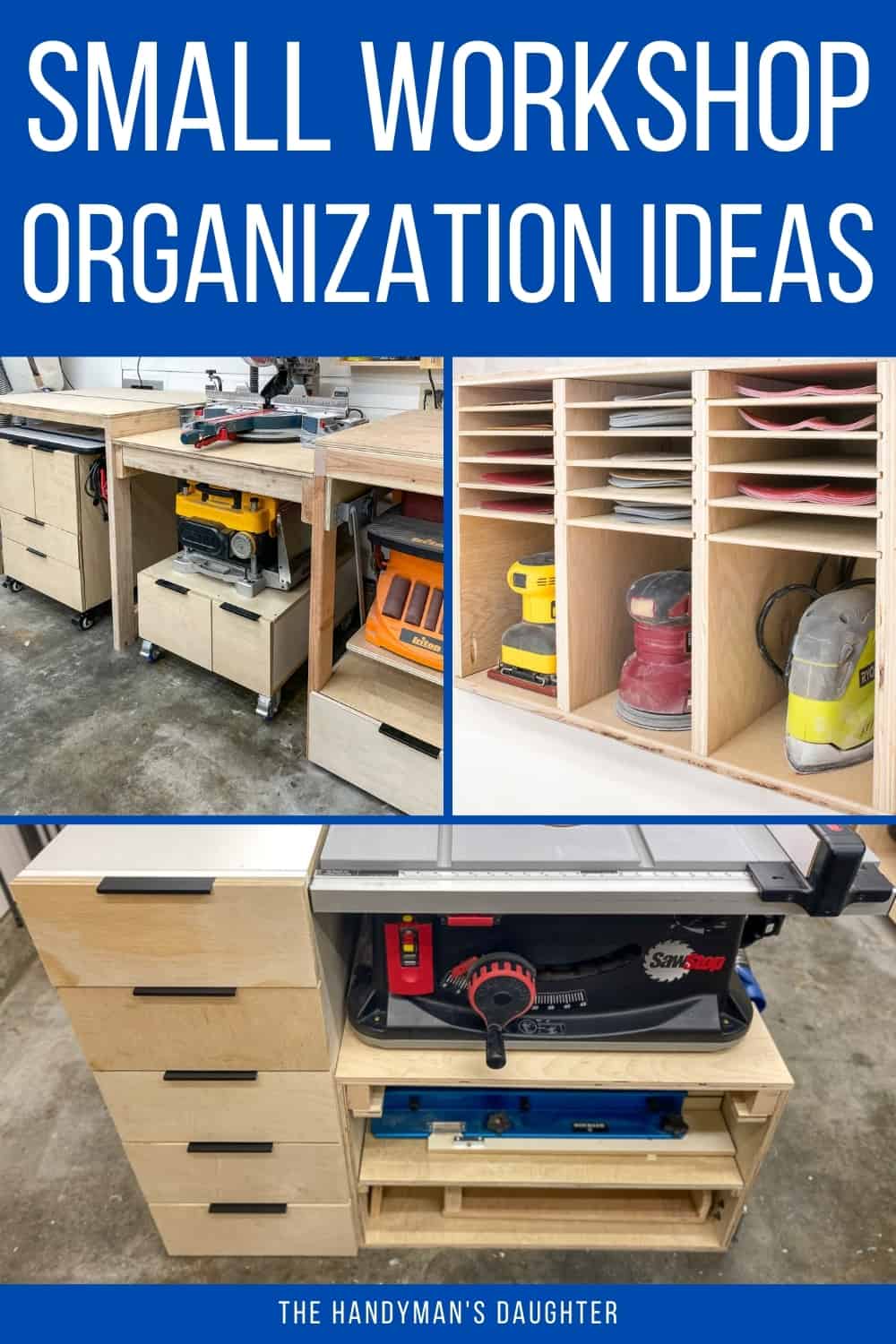 Simple Small Parts Storage System  Small Shop Organization 