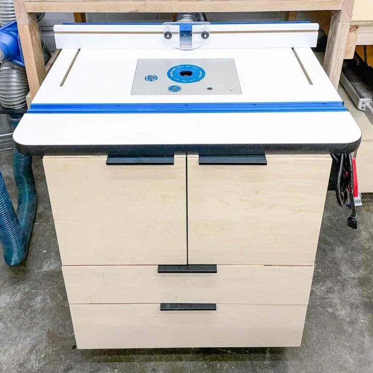 DIY router table with Rockler top and fence