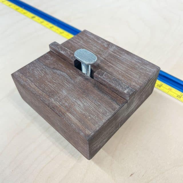 Miter Saw Stop Block 3 Different Methods The Handyman's Daughter