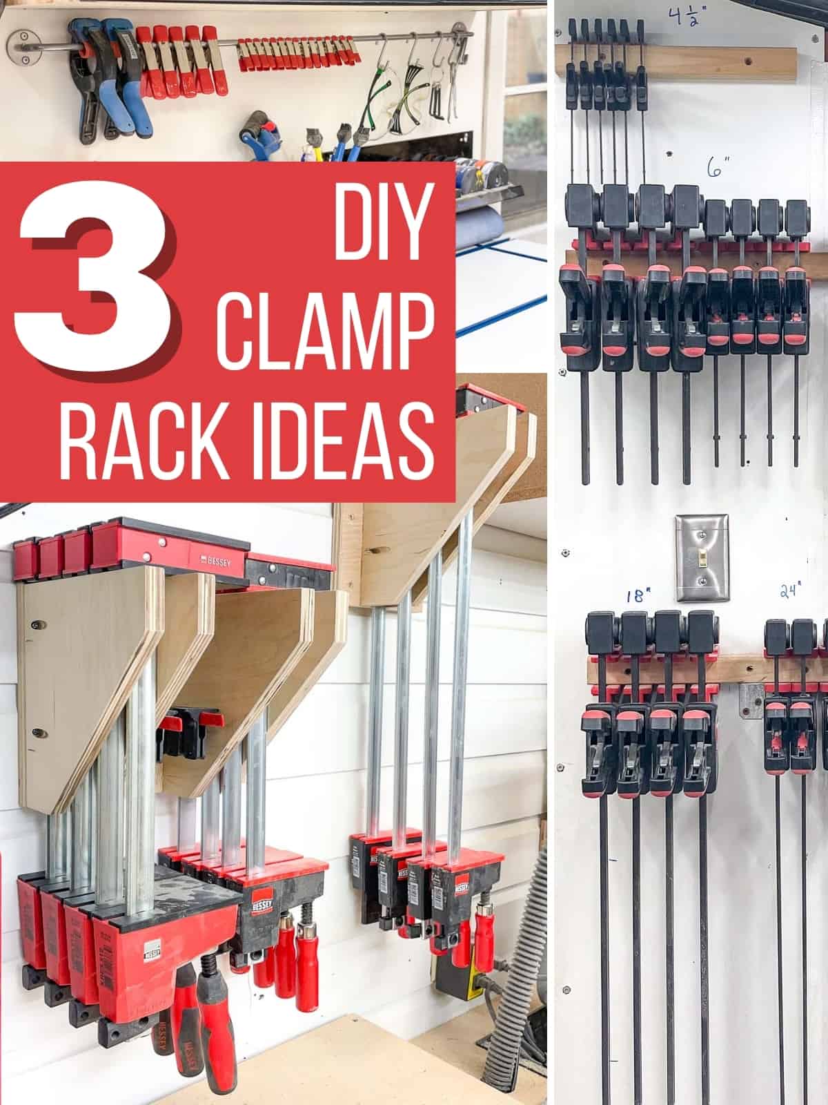 DIY clamp rack ideas