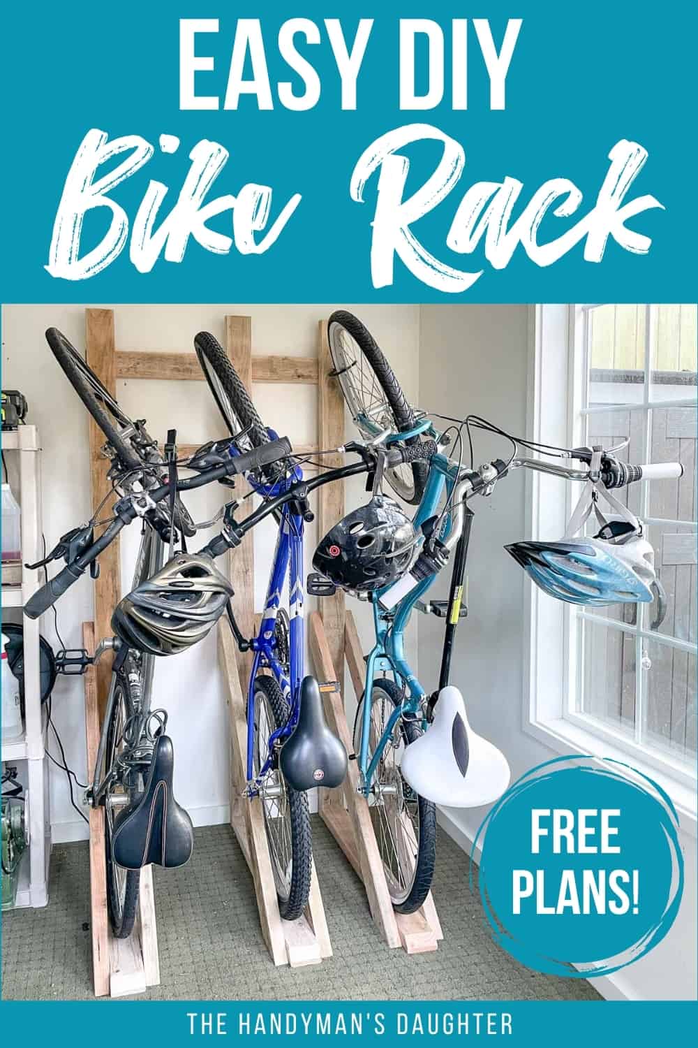 Easy DIY Garage Bike Rack with Plans