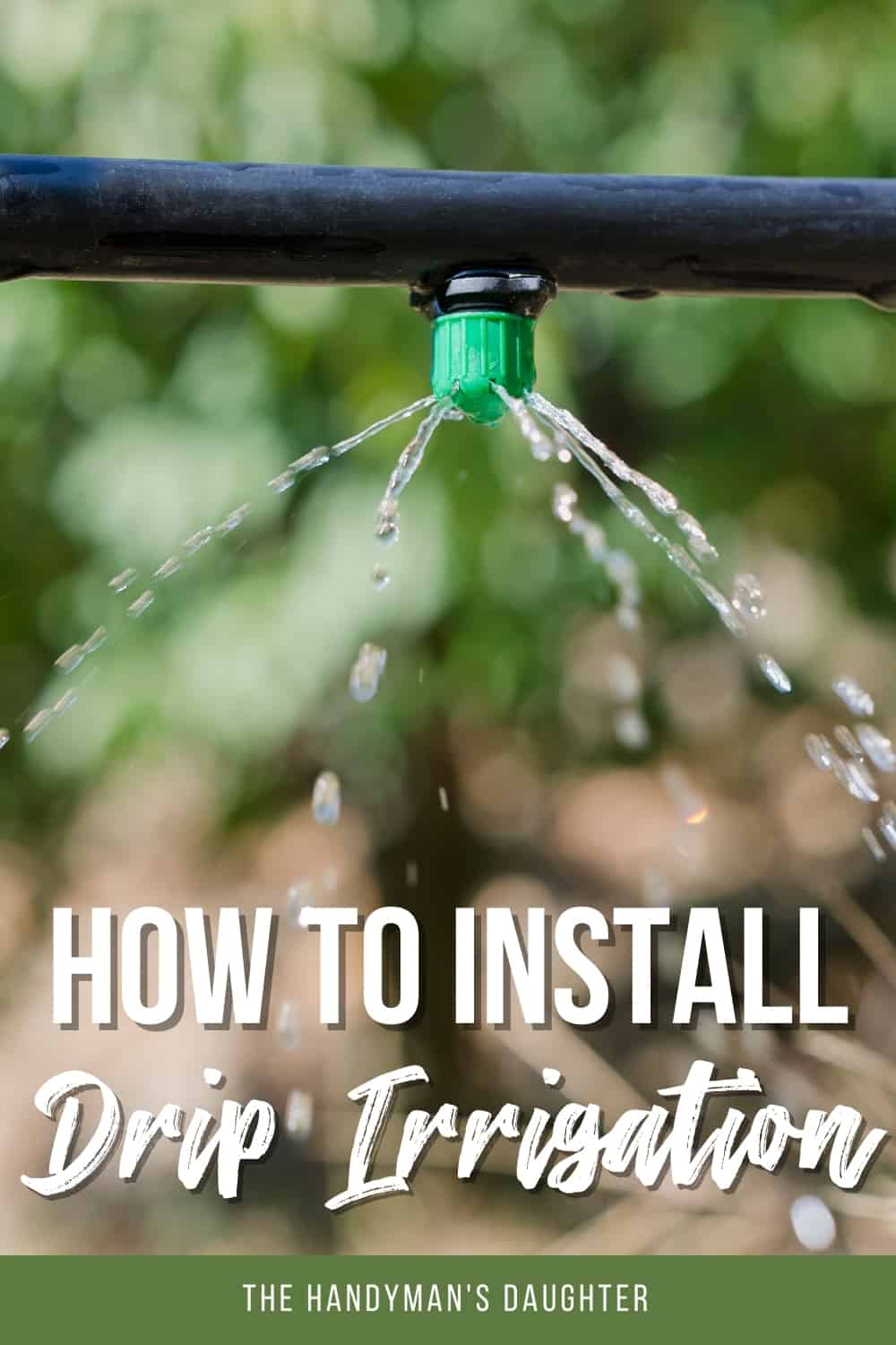 How to install drip irrigation