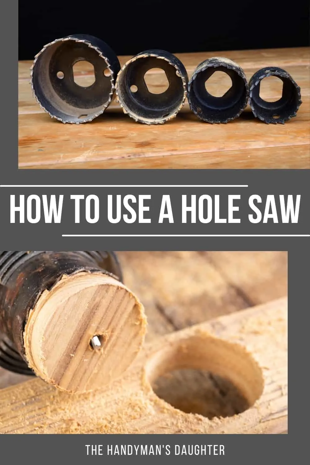 how to cut a hole with a hole saw