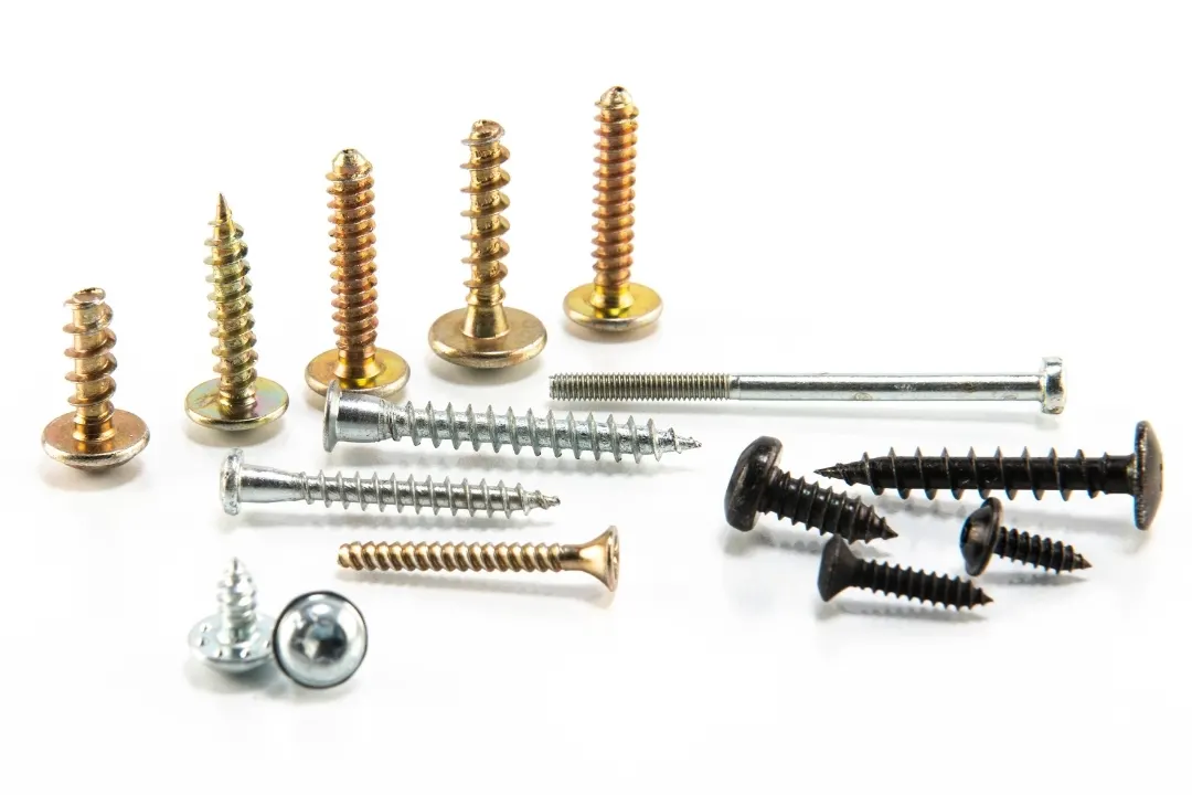 different wood screw materials