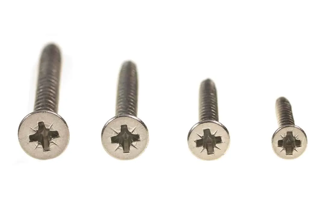 Philips head wood screws