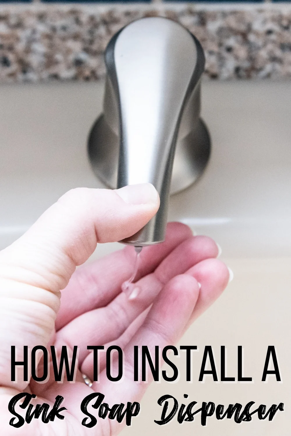 How To Install a Kitchen Sink Soap Dispenser