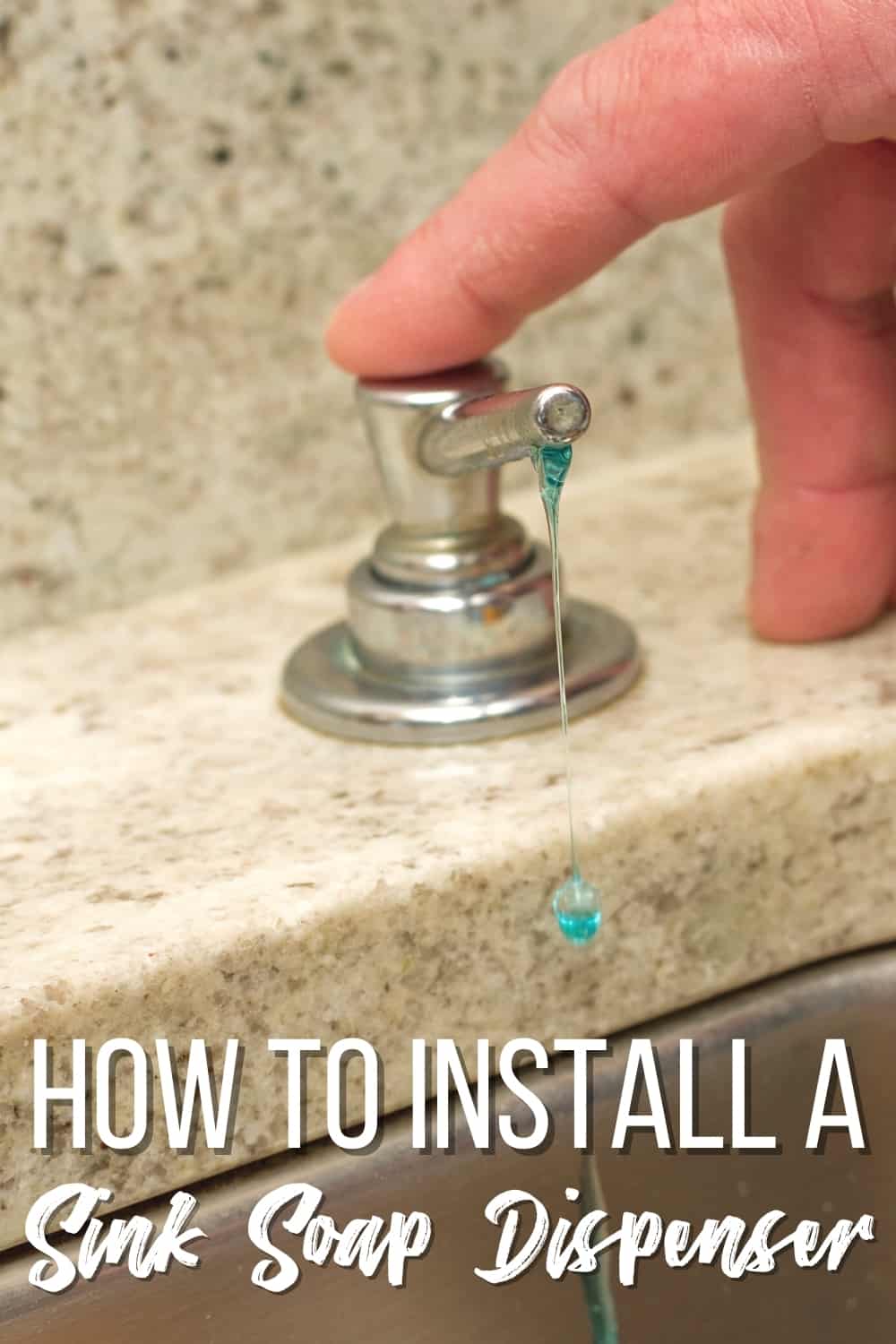 How to install a kitchen sink soap dispenser