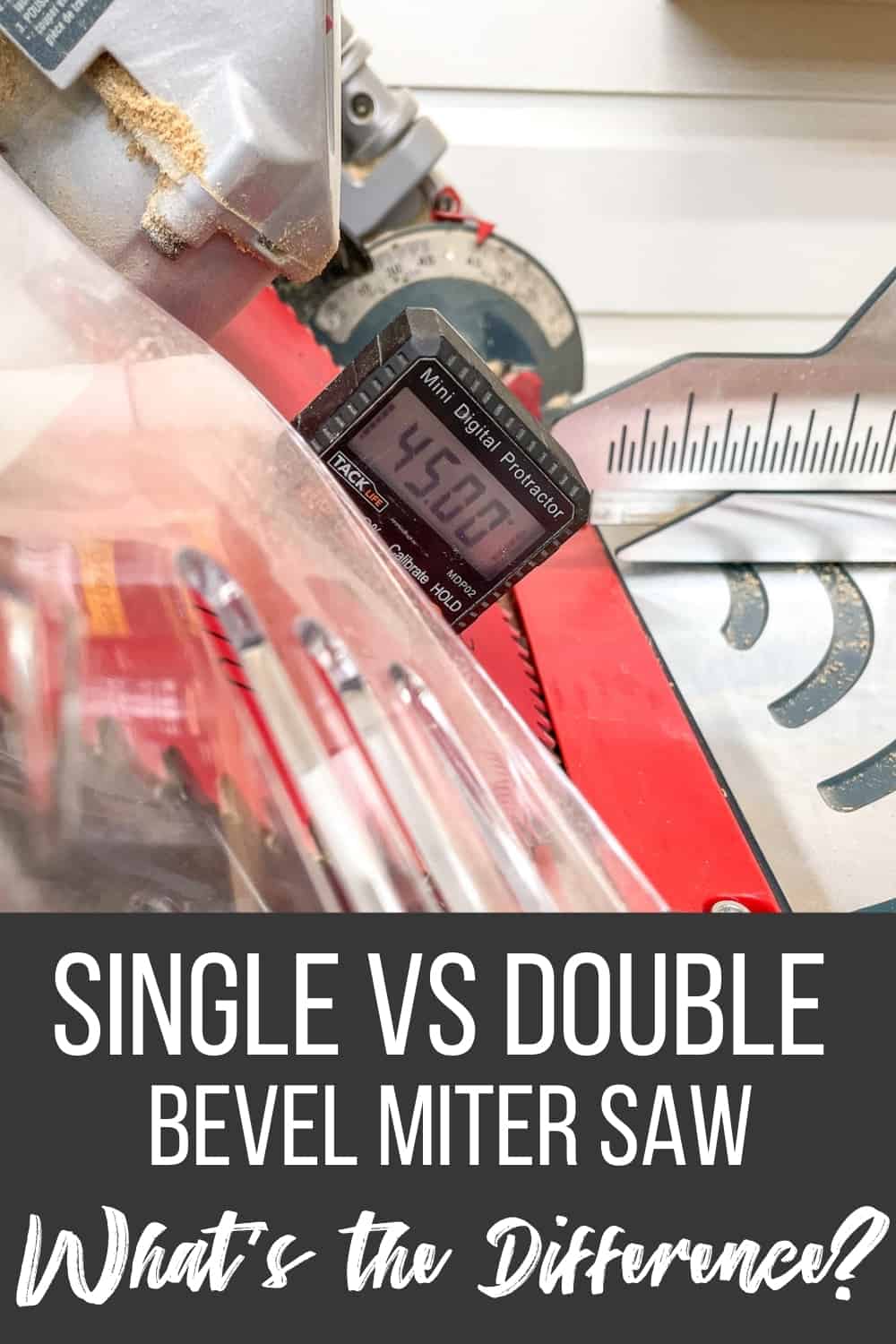 what's the difference between a single vs double bevel miter saw?