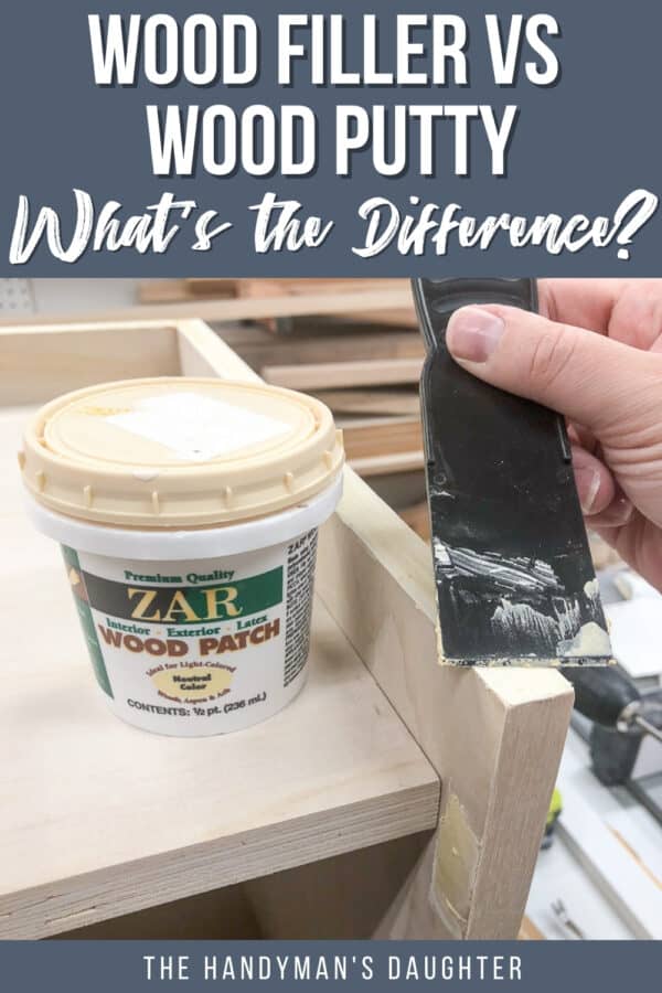 Wood Filler vs Wood Putty What's the Difference? The Handyman's