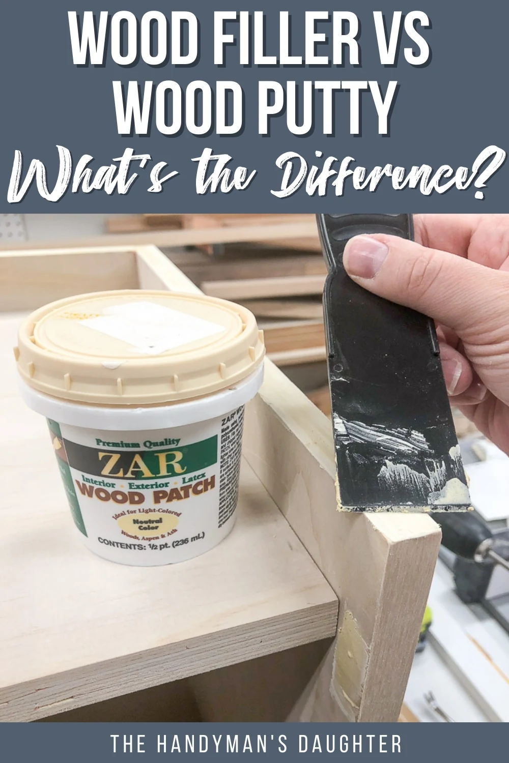 How to make DIY wood filler