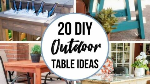 20 DIY outdoor table ideas