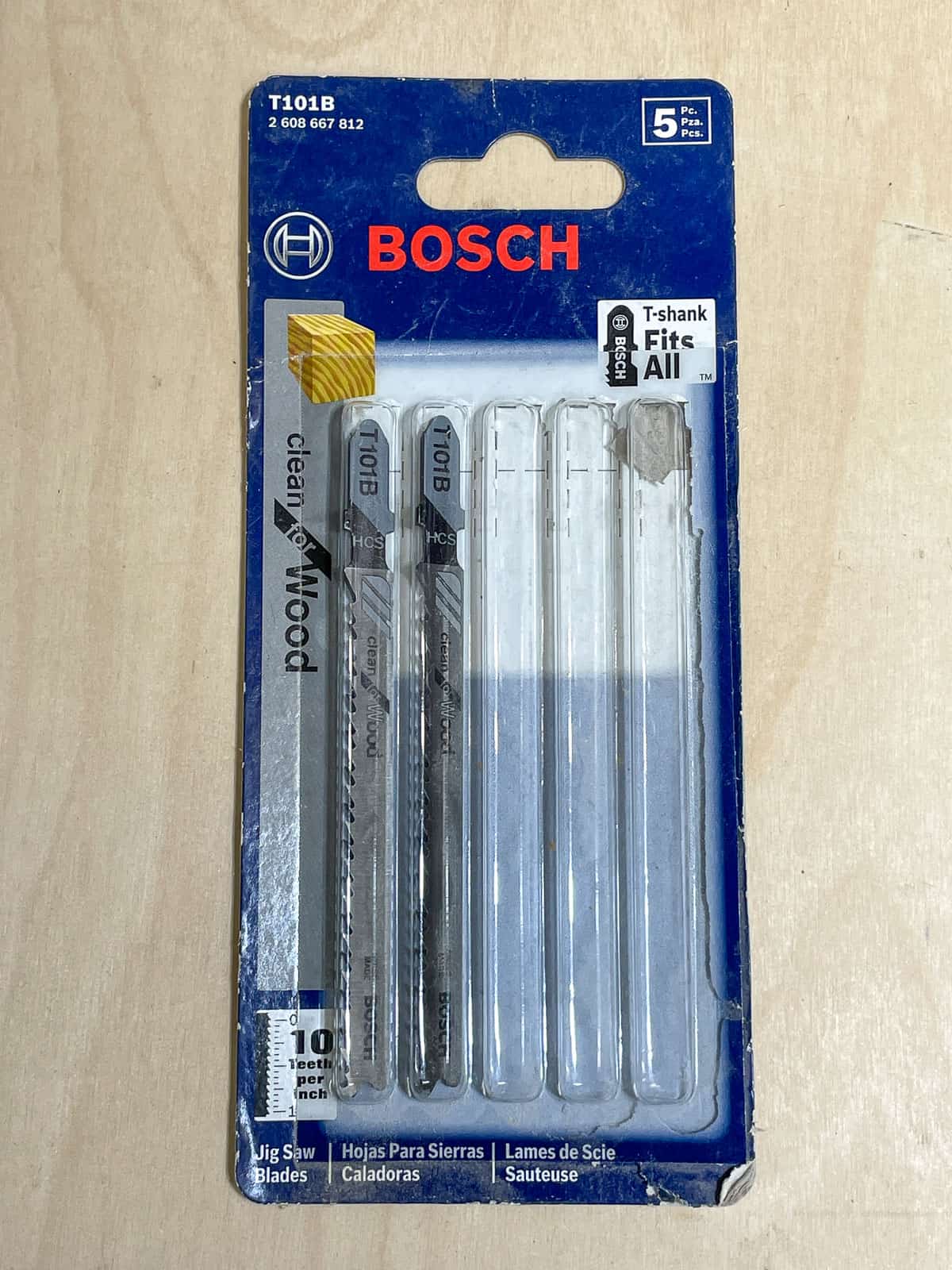 package of jigsaw blades