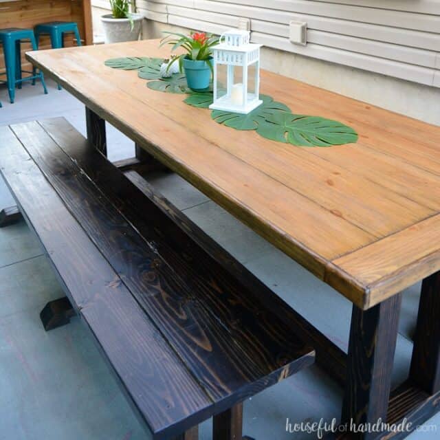 20 DIY Outdoor Table Ideas for Your Deck or Patio The Handyman's Daughter