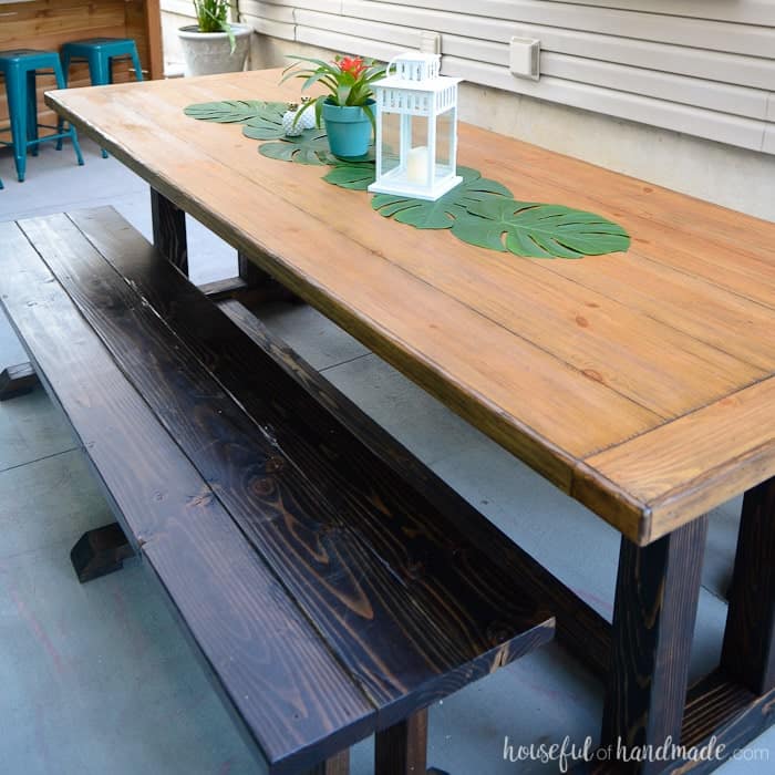 Diy Outdoor Table Ideas For Your Deck, Outdoor Dining Table Plans Diy