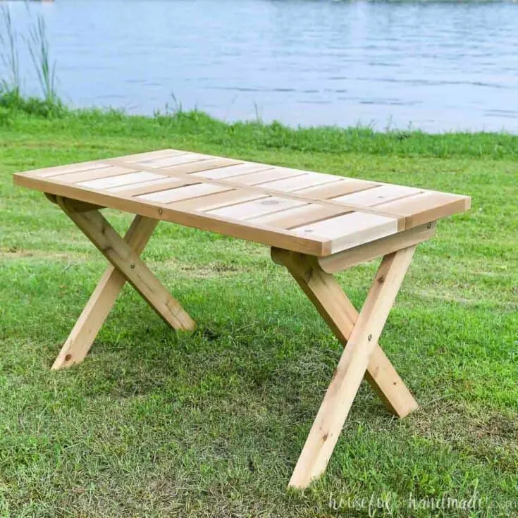 Outdoor Kitchen Island Build Plans - Houseful of Handmade