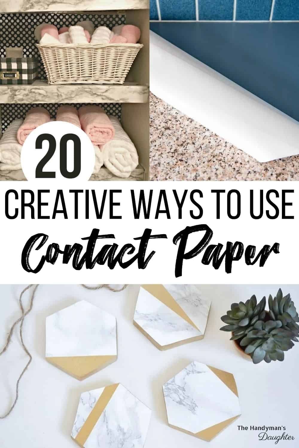 20 creative ways to use contact paper with collage