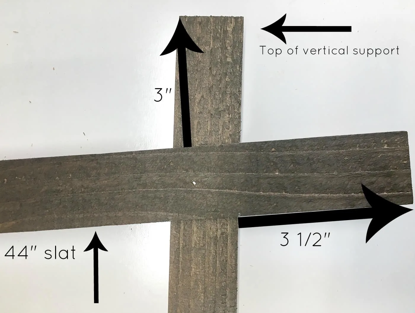 top of DIY trellis with instructions for assembly