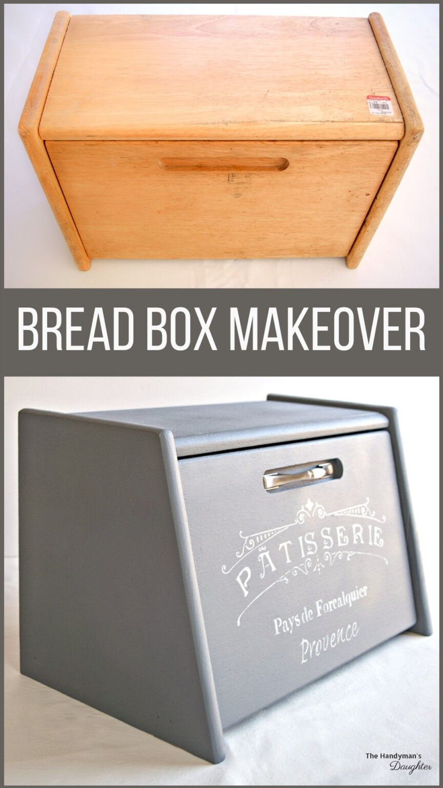 How to Paint a Wooden Bread Box The Handyman's Daughter