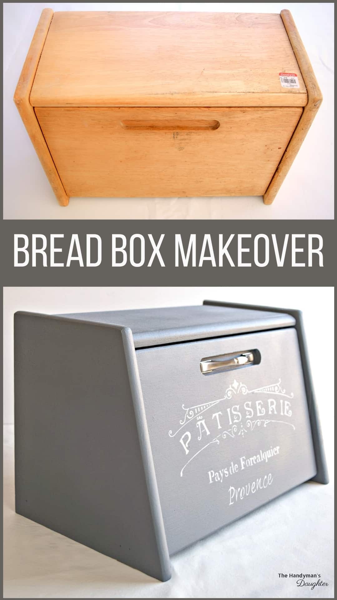 tips for painting a wooden bread box