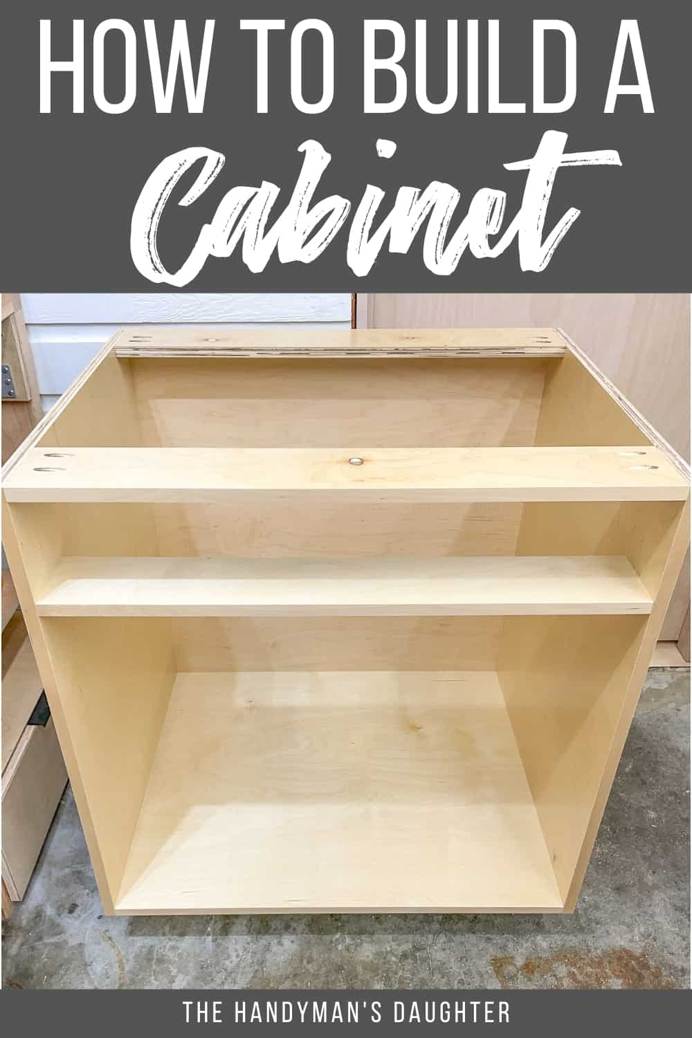 How to build a simple cabinet box