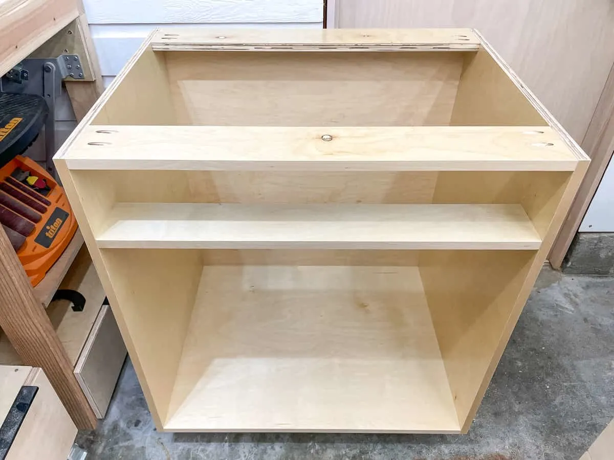 basic cabinet box completed