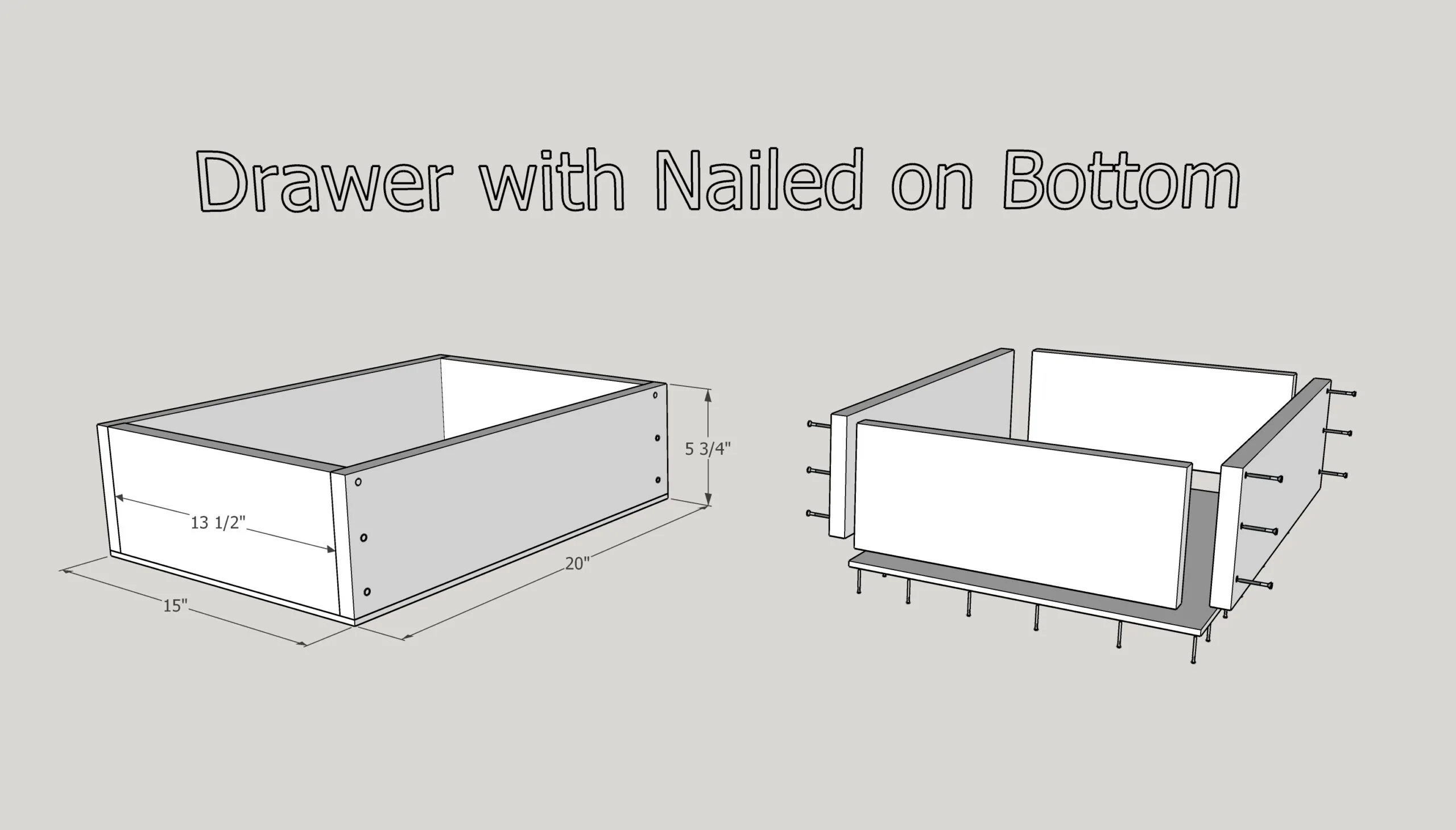 How to Build a Drawer - 3 Different Methods - The Handyman's Daughter