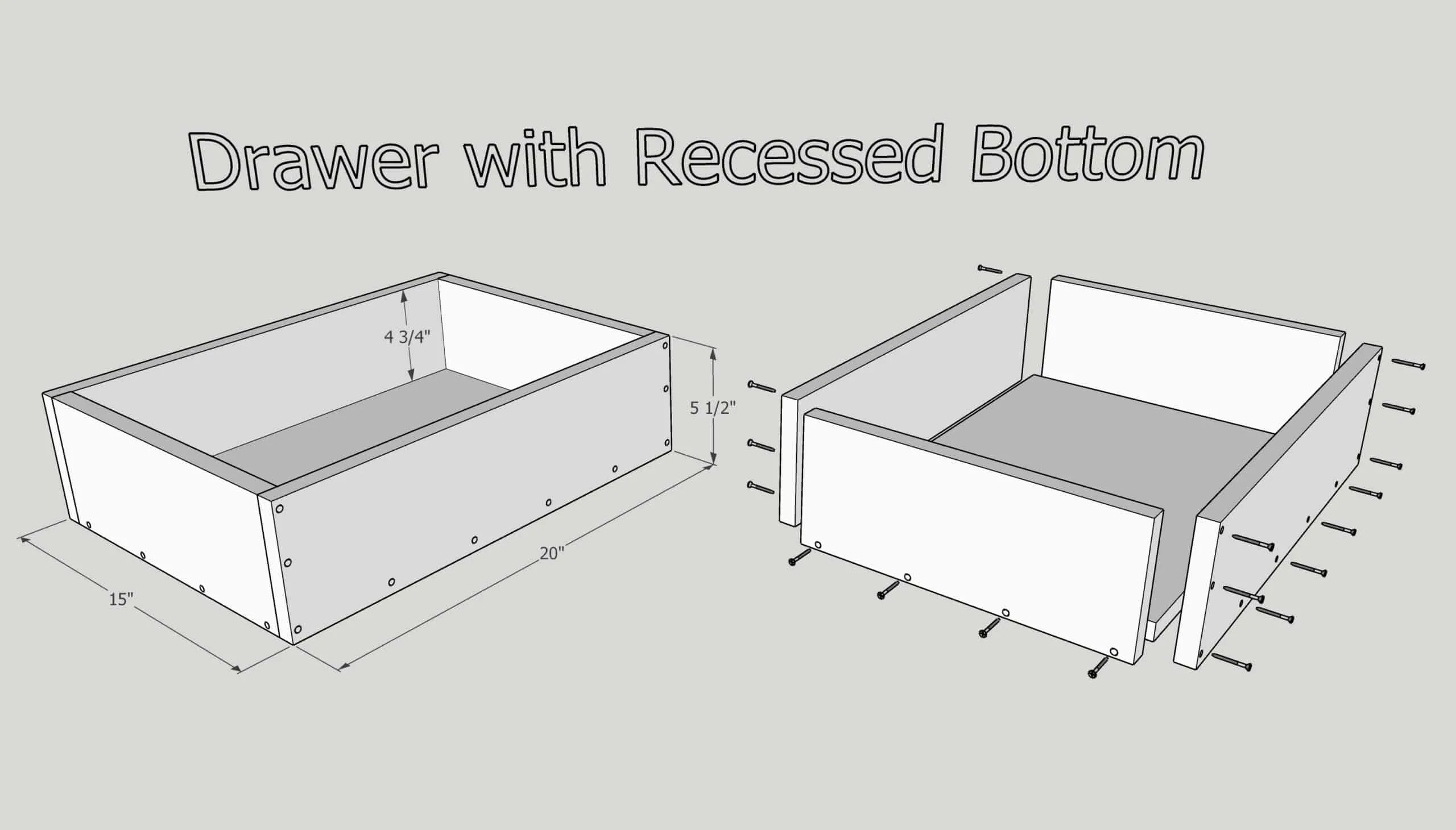 How to Build a Drawer - 3 Different Methods - The Handyman's Daughter