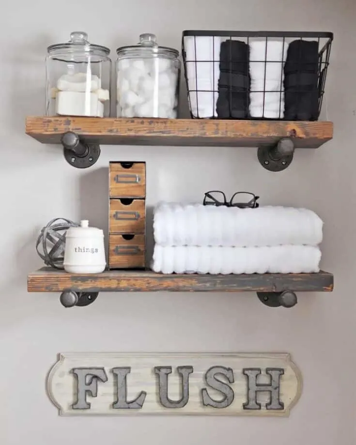 21 Brilliant Modern Bathroom Shelves Decor Ideas For Better Storage -  Fashionsum