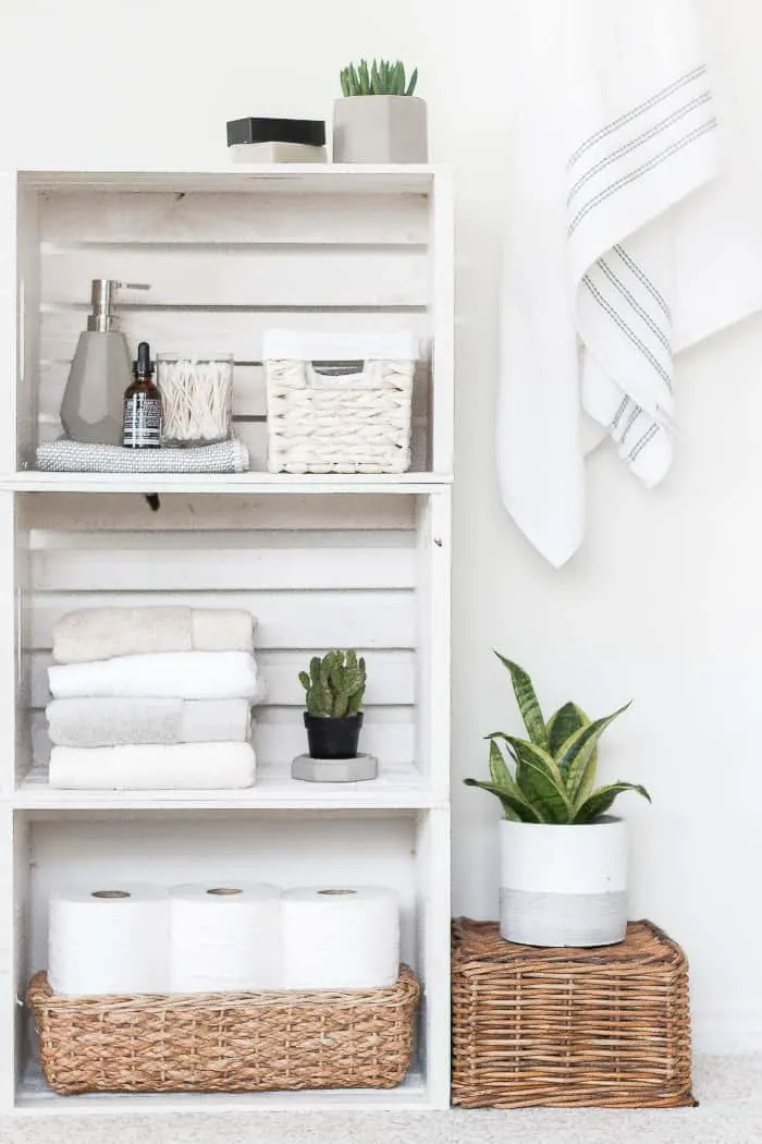 DIY Bathroom Shelves Offer Stylish Storage For Tight Spaces